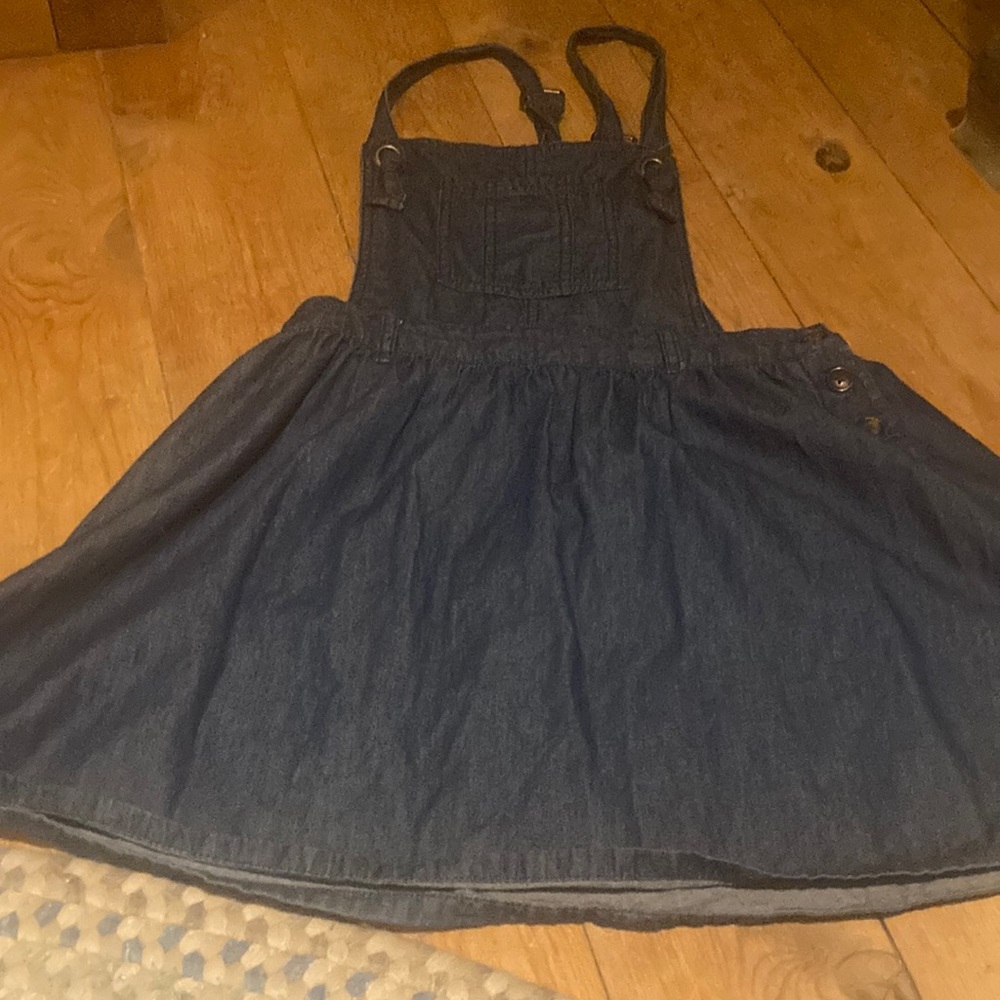Adorable little girls overall dress